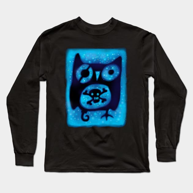 Owl Space Long Sleeve T-Shirt by martinussumbaji